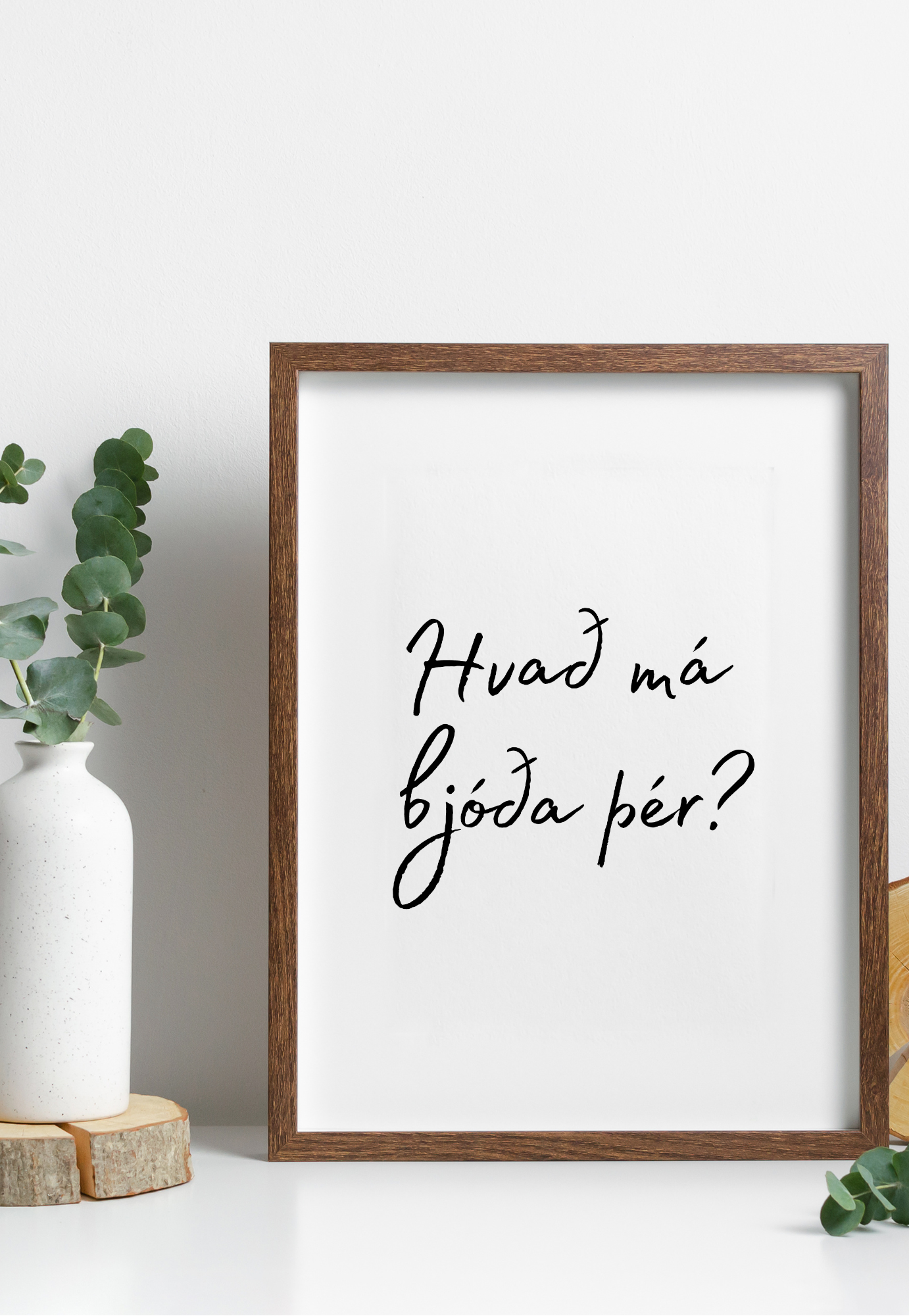 Hvað má bjóða þér?