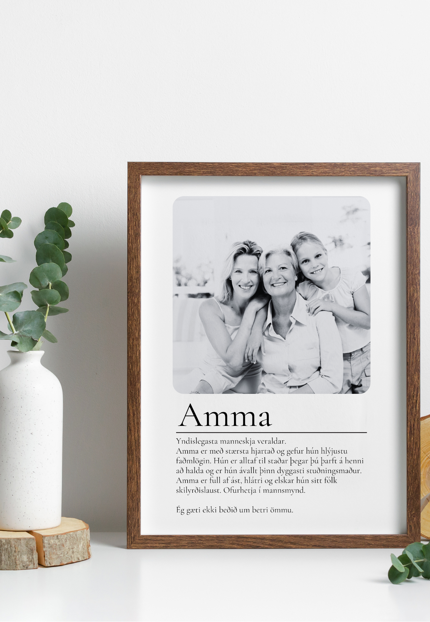 Elsku amma - með mynd