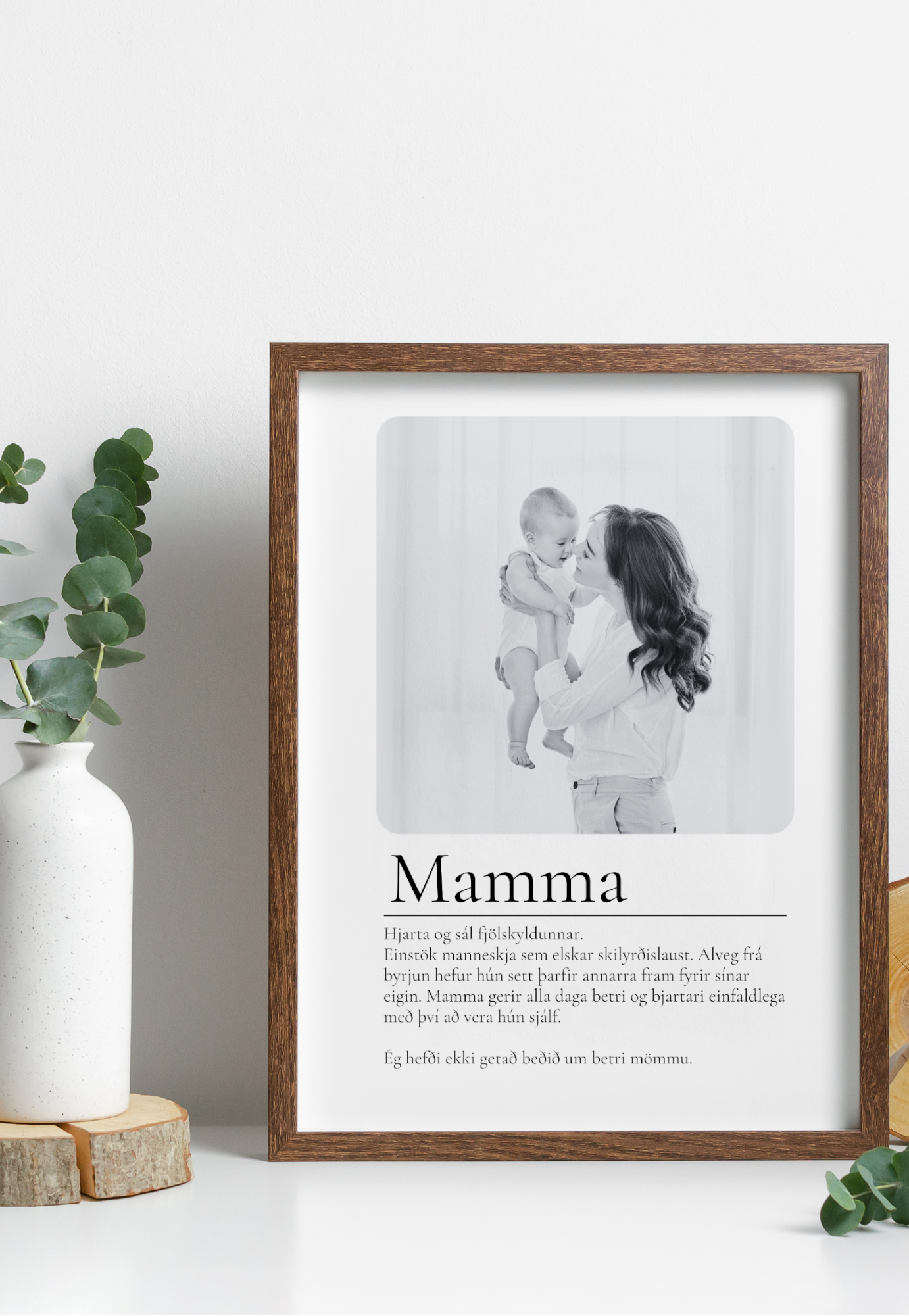 Elsku mamma - með mynd